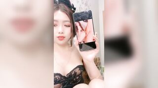 黑絲顏值女神直播被內射 享受的樣子 好想再幹一次 - 11