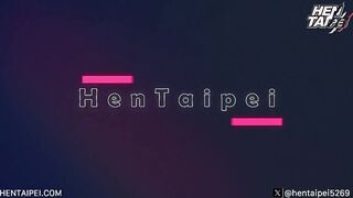 【HenTaipei狠台北_EP.12-7】愛口交女模狂舔龜頭 狂撞黑絲蜜大腿淫水蜜穴