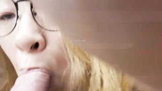 極品顏值小情侶私拍洩密流出，清純眼鏡娘小姐姐被男友口爆深喉爆操-1